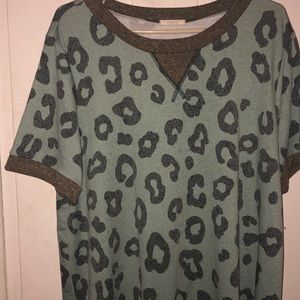3XL Tee Leopard